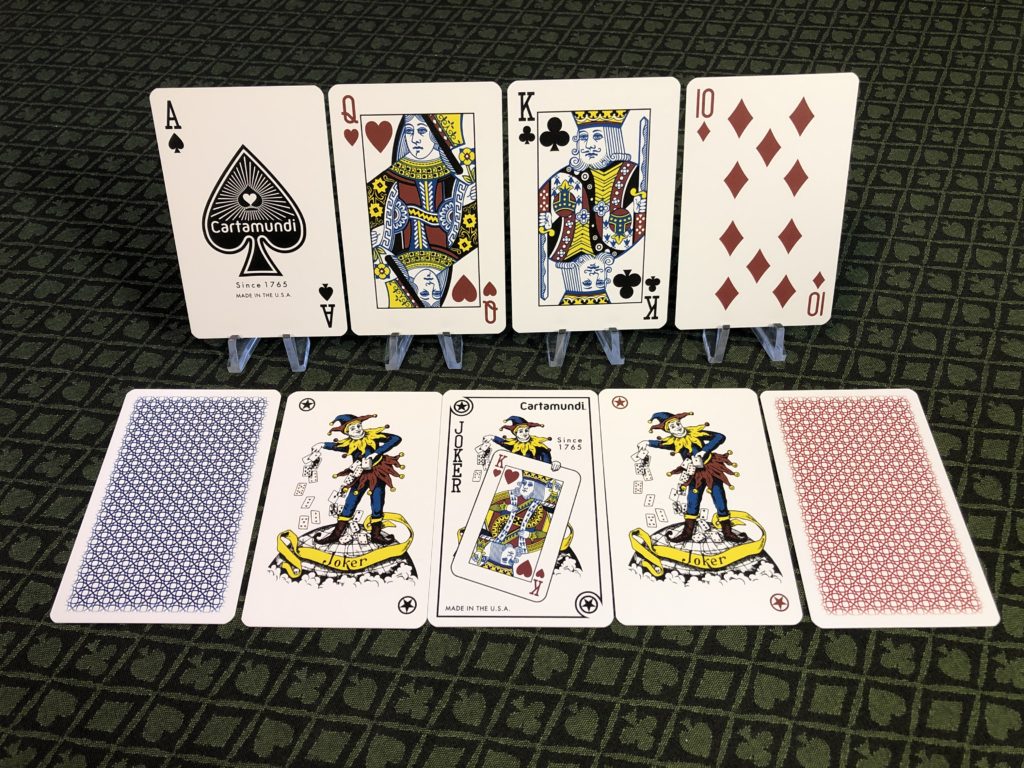 Poker chips and cards