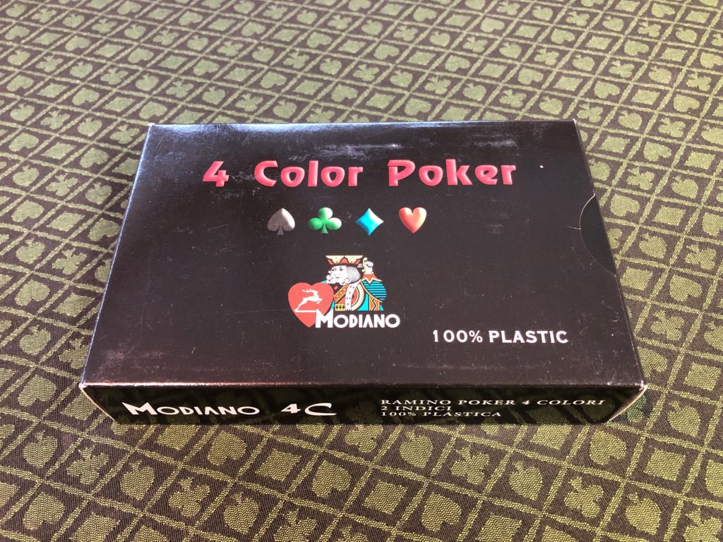 Modiano 4 Color Poker playing cards